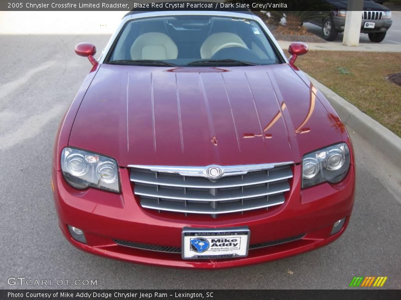 Blaze Red Crystal Pearlcoat / Dark Slate Grey/Vanilla 2005 Chrysler Crossfire Limited Roadster