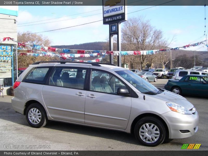 Silver Shadow Pearl / Stone 2008 Toyota Sienna CE