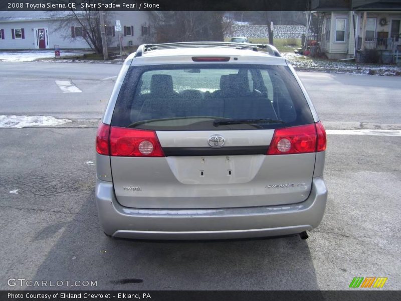 Silver Shadow Pearl / Stone 2008 Toyota Sienna CE