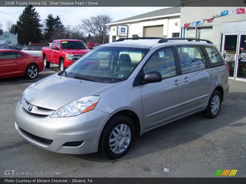 Silver Shadow Pearl / Stone 2008 Toyota Sienna CE