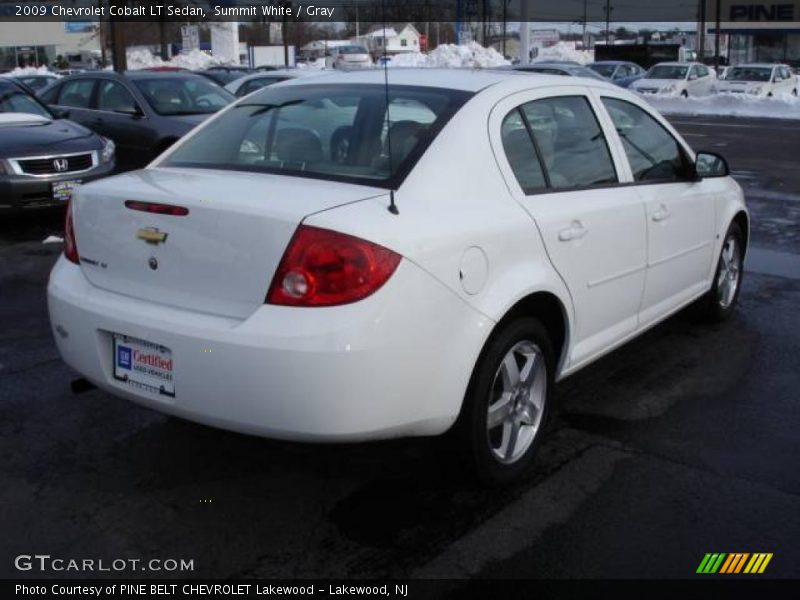 Summit White / Gray 2009 Chevrolet Cobalt LT Sedan