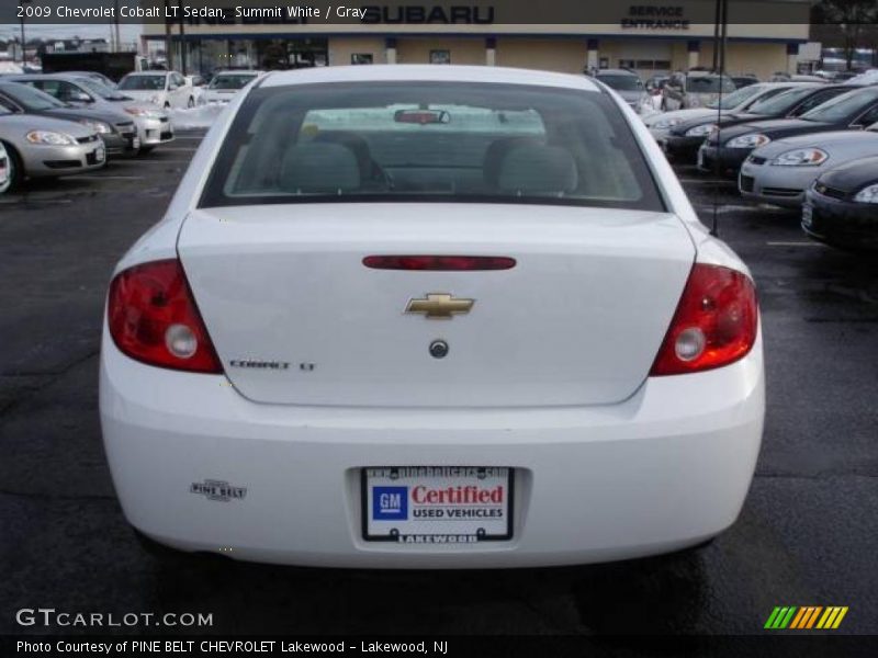 Summit White / Gray 2009 Chevrolet Cobalt LT Sedan