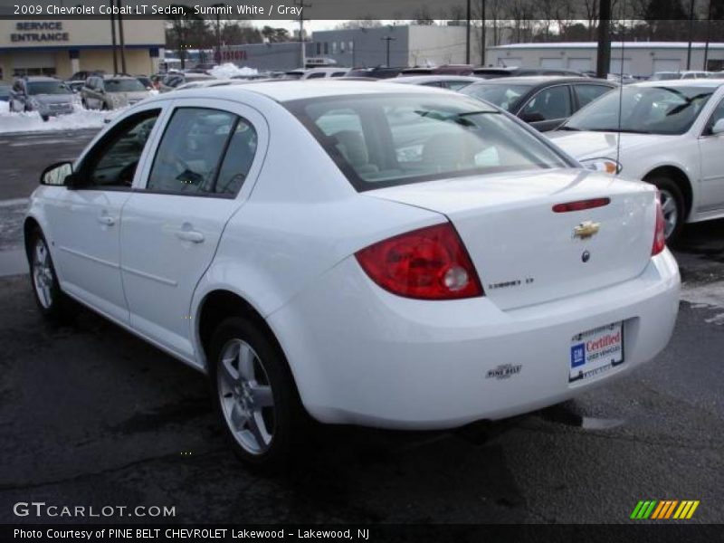 Summit White / Gray 2009 Chevrolet Cobalt LT Sedan