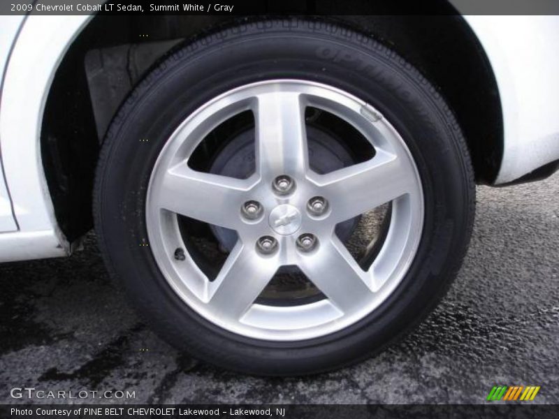 Summit White / Gray 2009 Chevrolet Cobalt LT Sedan