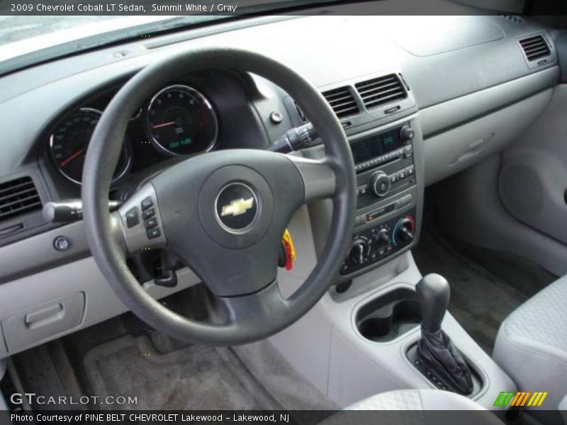 Summit White / Gray 2009 Chevrolet Cobalt LT Sedan