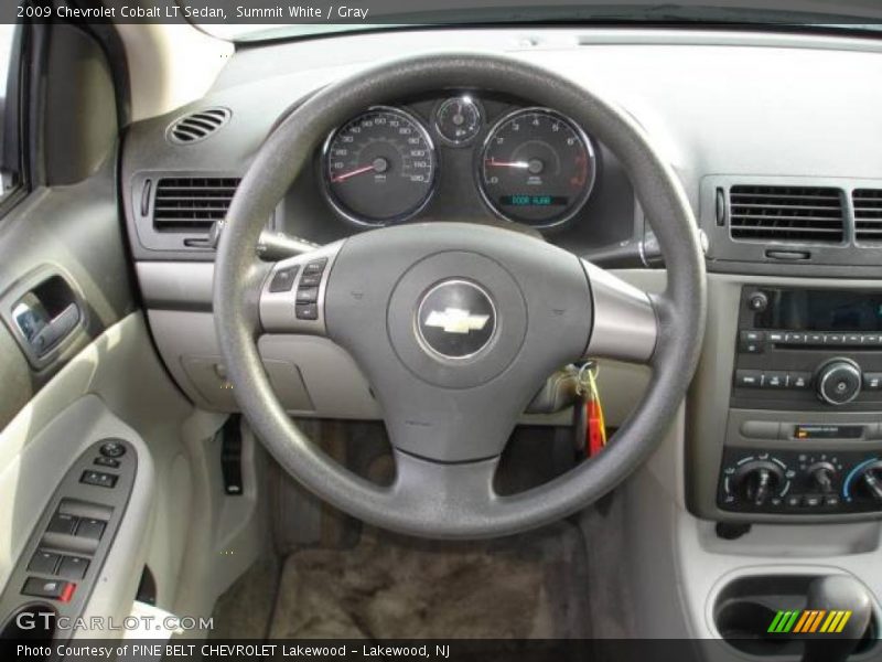 Summit White / Gray 2009 Chevrolet Cobalt LT Sedan