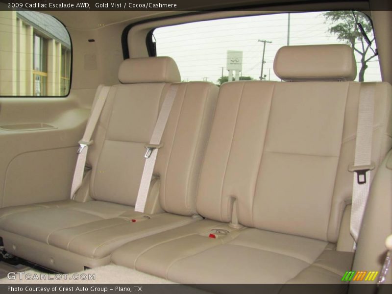 Gold Mist / Cocoa/Cashmere 2009 Cadillac Escalade AWD