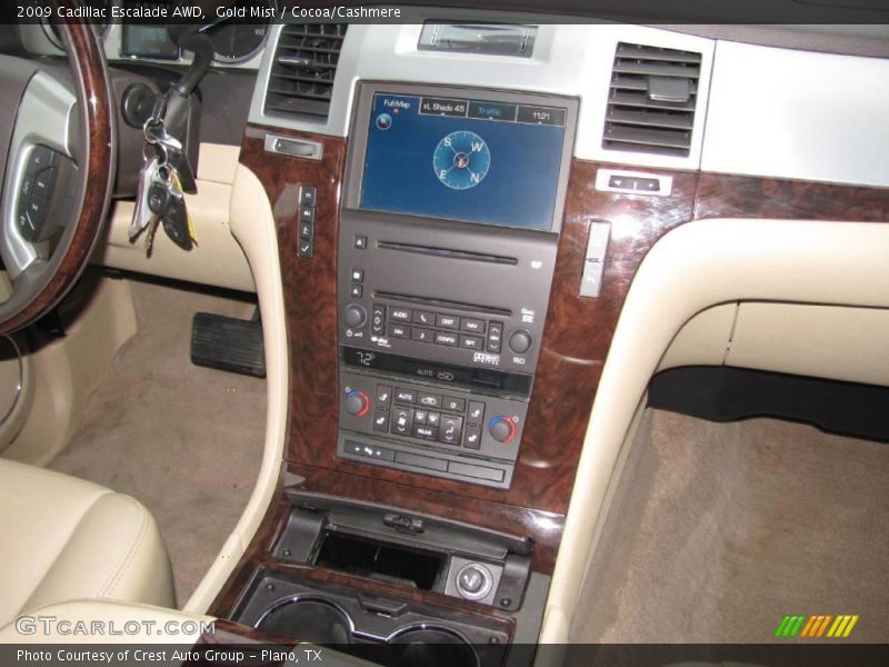 Gold Mist / Cocoa/Cashmere 2009 Cadillac Escalade AWD
