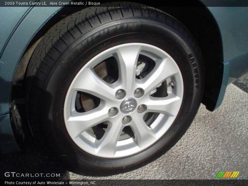 Aloe Green Metallic / Bisque 2009 Toyota Camry LE