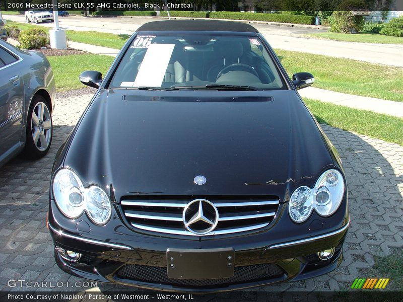 Black / Charcoal 2006 Mercedes-Benz CLK 55 AMG Cabriolet
