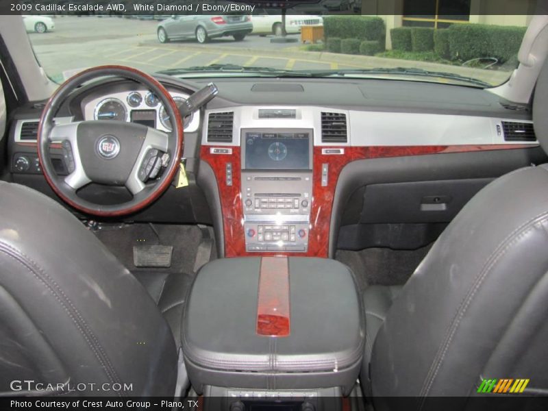 White Diamond / Ebony/Ebony 2009 Cadillac Escalade AWD