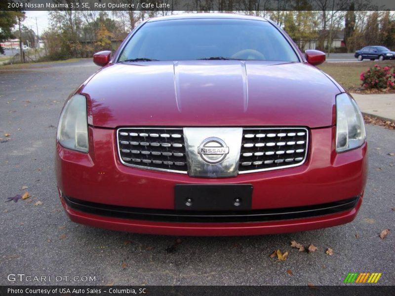 Red Opulence / Cafe Latte 2004 Nissan Maxima 3.5 SE
