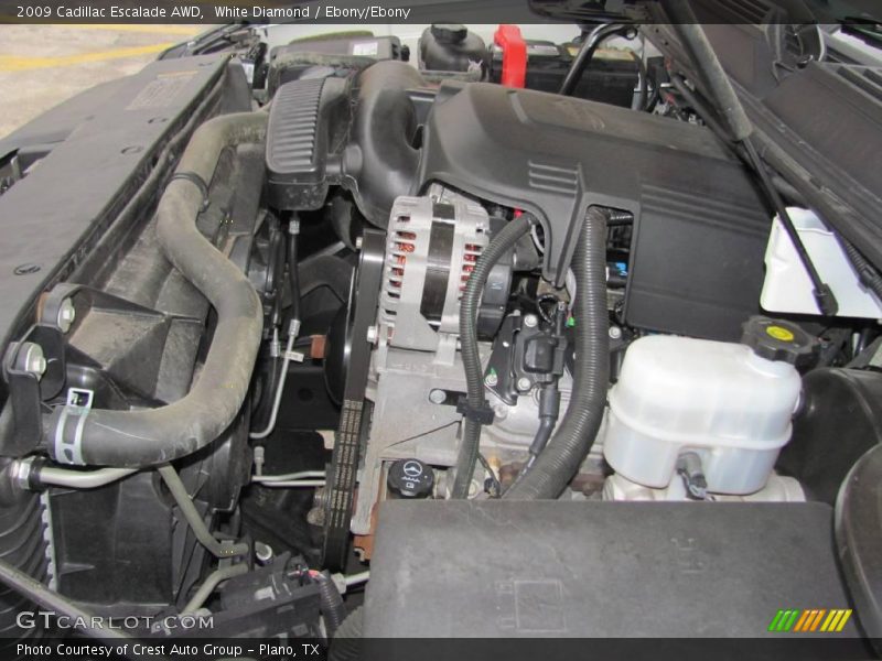 White Diamond / Ebony/Ebony 2009 Cadillac Escalade AWD