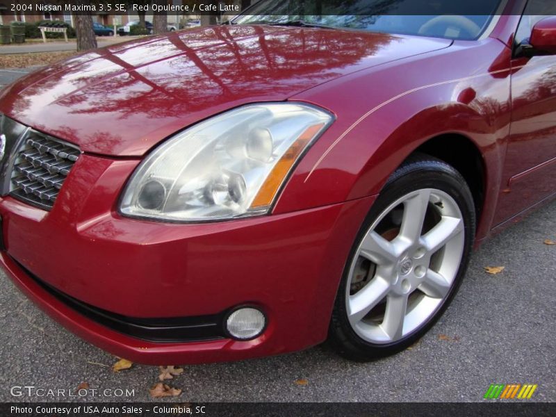 Red Opulence / Cafe Latte 2004 Nissan Maxima 3.5 SE