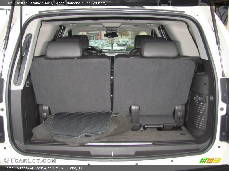 White Diamond / Ebony/Ebony 2009 Cadillac Escalade AWD