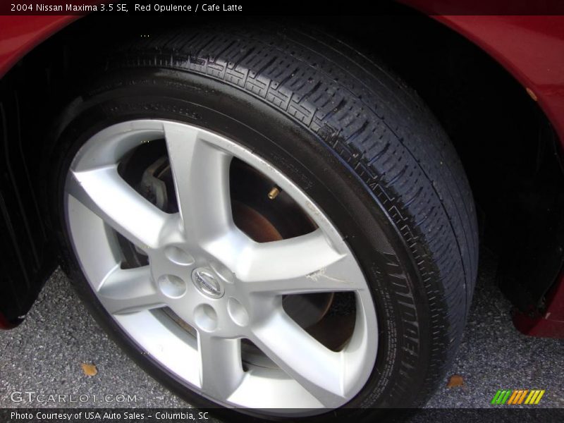 Red Opulence / Cafe Latte 2004 Nissan Maxima 3.5 SE
