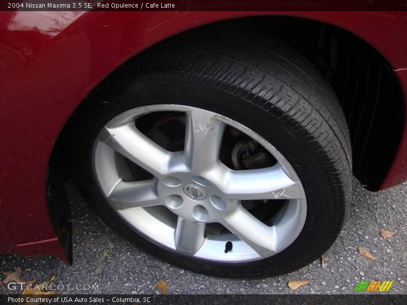 Red Opulence / Cafe Latte 2004 Nissan Maxima 3.5 SE