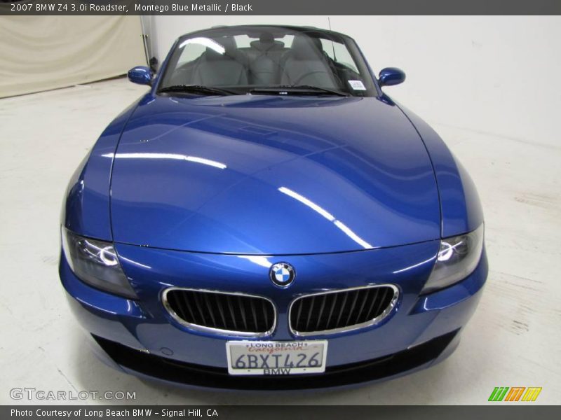 Montego Blue Metallic / Black 2007 BMW Z4 3.0i Roadster