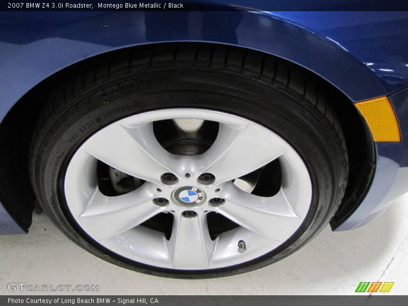 Montego Blue Metallic / Black 2007 BMW Z4 3.0i Roadster