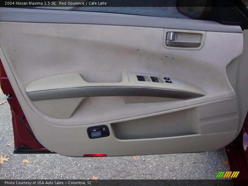 Red Opulence / Cafe Latte 2004 Nissan Maxima 3.5 SE