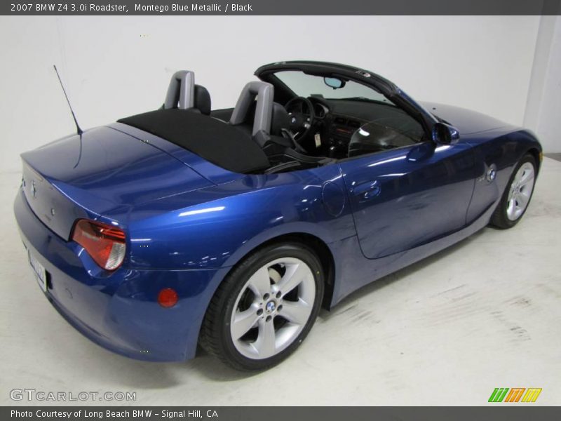 Montego Blue Metallic / Black 2007 BMW Z4 3.0i Roadster