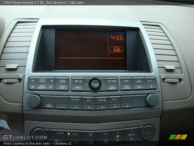 Red Opulence / Cafe Latte 2004 Nissan Maxima 3.5 SE