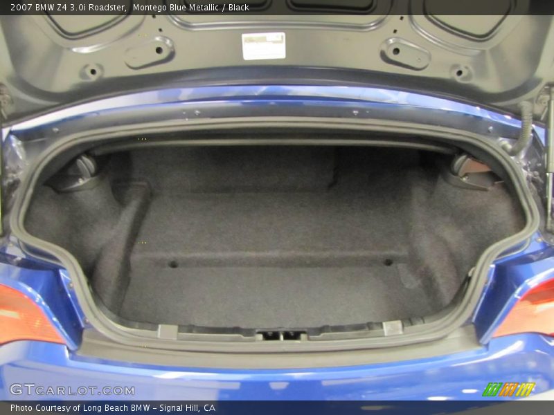Montego Blue Metallic / Black 2007 BMW Z4 3.0i Roadster