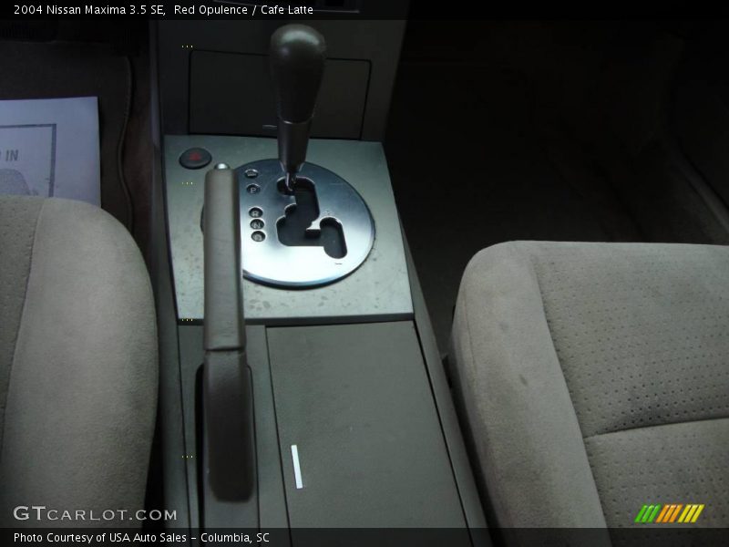 Red Opulence / Cafe Latte 2004 Nissan Maxima 3.5 SE