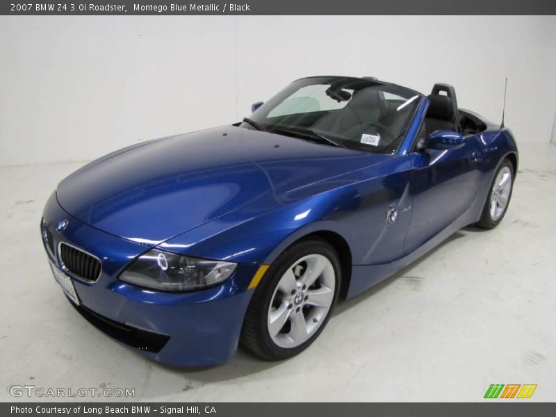 Montego Blue Metallic / Black 2007 BMW Z4 3.0i Roadster