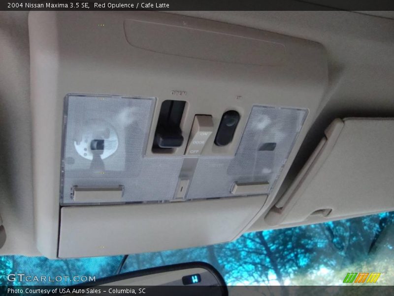 Red Opulence / Cafe Latte 2004 Nissan Maxima 3.5 SE