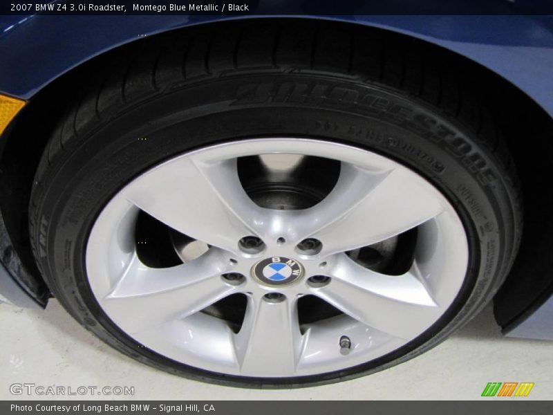 Montego Blue Metallic / Black 2007 BMW Z4 3.0i Roadster