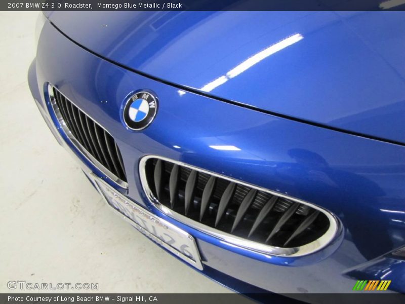 Montego Blue Metallic / Black 2007 BMW Z4 3.0i Roadster