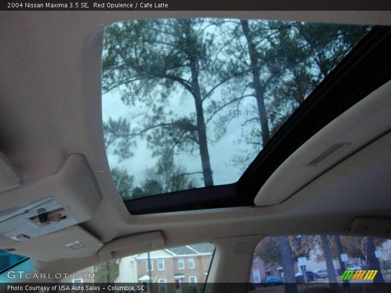 Red Opulence / Cafe Latte 2004 Nissan Maxima 3.5 SE
