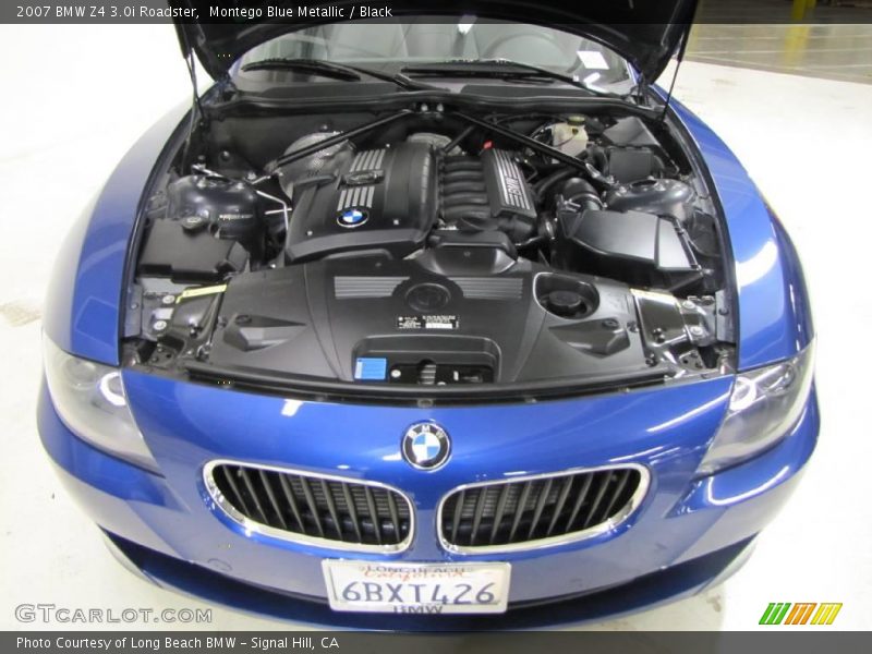 Montego Blue Metallic / Black 2007 BMW Z4 3.0i Roadster