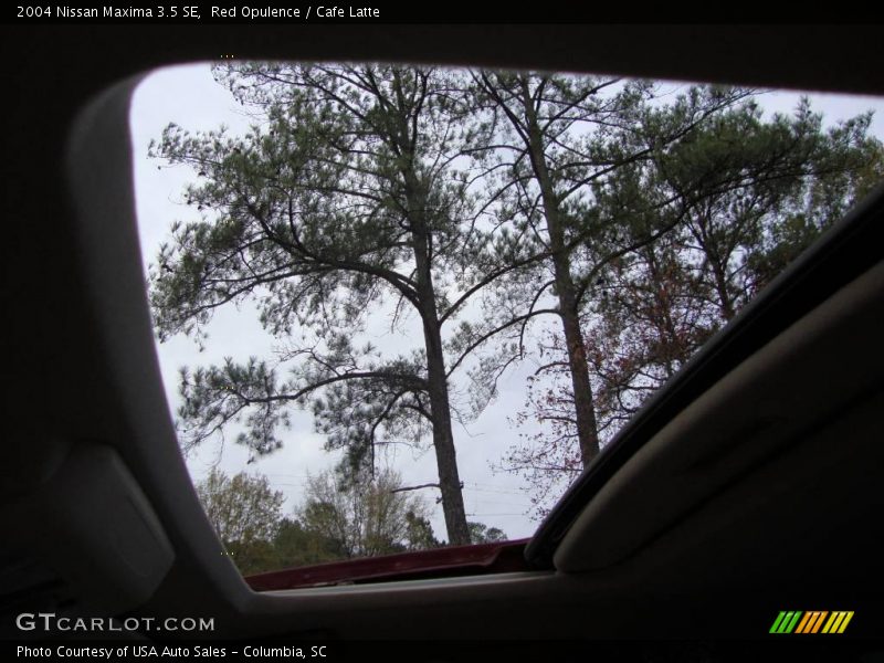 Red Opulence / Cafe Latte 2004 Nissan Maxima 3.5 SE