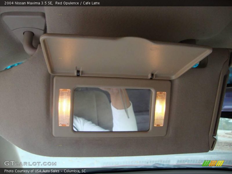 Red Opulence / Cafe Latte 2004 Nissan Maxima 3.5 SE