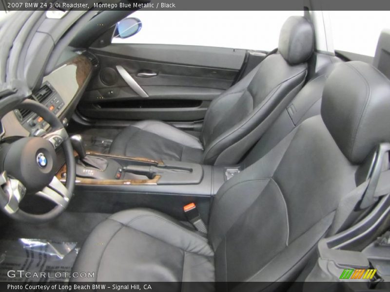 Montego Blue Metallic / Black 2007 BMW Z4 3.0i Roadster