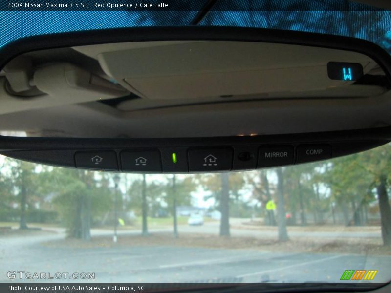 Red Opulence / Cafe Latte 2004 Nissan Maxima 3.5 SE