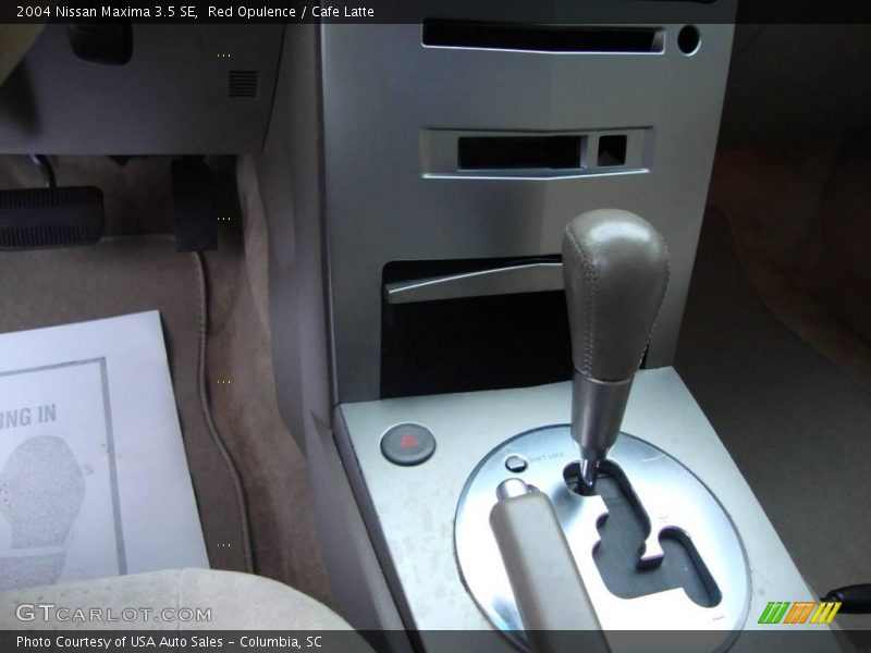 Red Opulence / Cafe Latte 2004 Nissan Maxima 3.5 SE