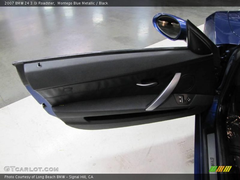 Montego Blue Metallic / Black 2007 BMW Z4 3.0i Roadster