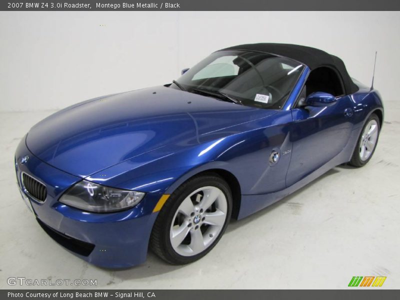 Montego Blue Metallic / Black 2007 BMW Z4 3.0i Roadster