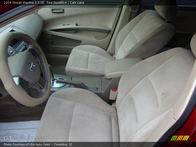 Red Opulence / Cafe Latte 2004 Nissan Maxima 3.5 SE