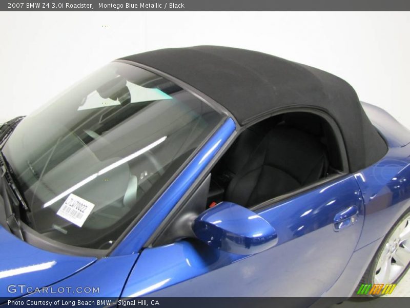 Montego Blue Metallic / Black 2007 BMW Z4 3.0i Roadster