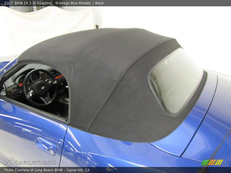 Montego Blue Metallic / Black 2007 BMW Z4 3.0i Roadster