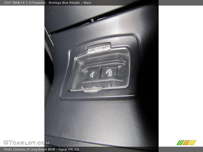 Montego Blue Metallic / Black 2007 BMW Z4 3.0i Roadster