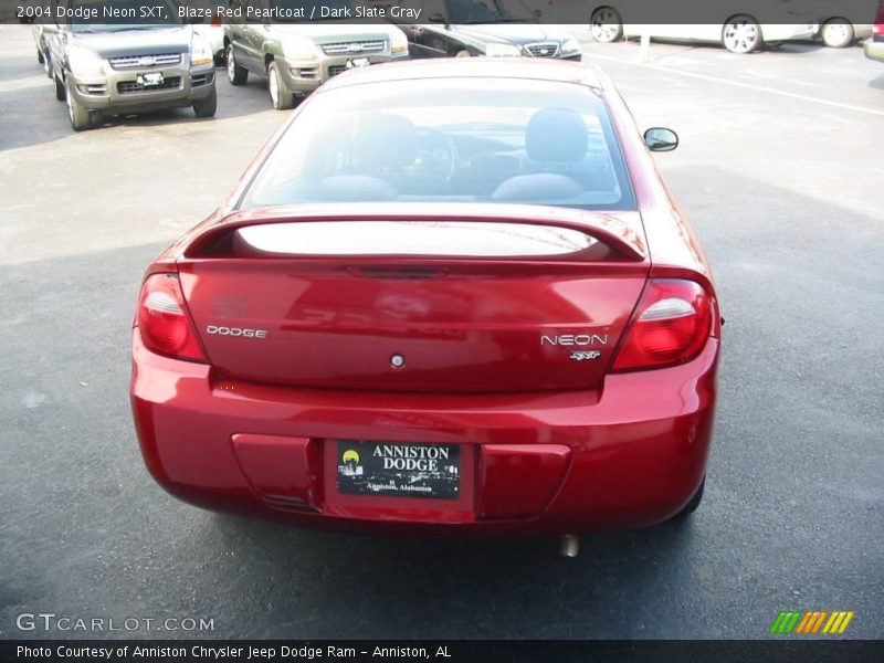 Blaze Red Pearlcoat / Dark Slate Gray 2004 Dodge Neon SXT