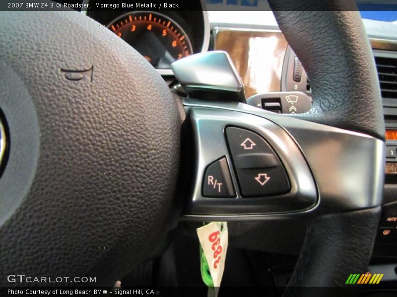 Montego Blue Metallic / Black 2007 BMW Z4 3.0i Roadster