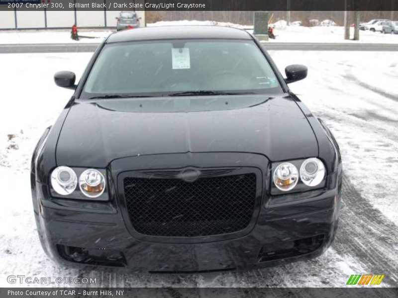 Brilliant Black / Dark Slate Gray/Light Graystone 2007 Chrysler 300