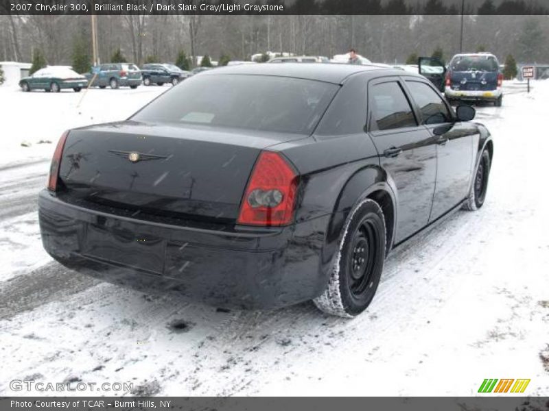 Brilliant Black / Dark Slate Gray/Light Graystone 2007 Chrysler 300