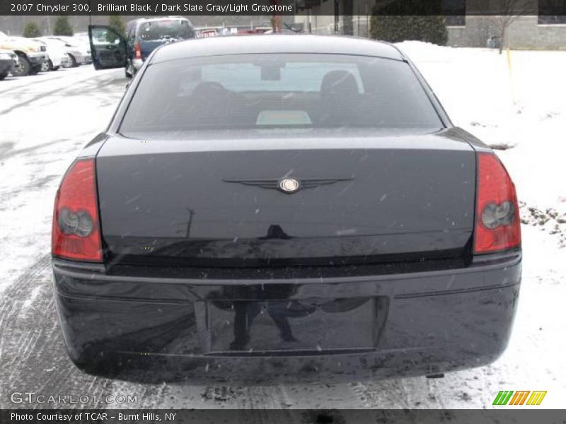 Brilliant Black / Dark Slate Gray/Light Graystone 2007 Chrysler 300